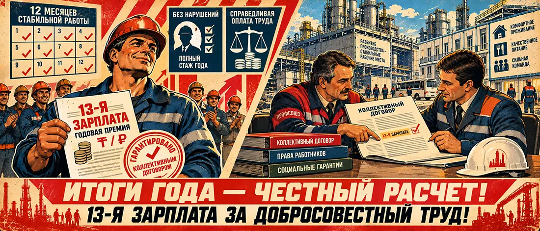 Тринадцатая зарплата и годовая премия на вахте: кому положена и как не дарить деньги при смене объекта 💰🗓️